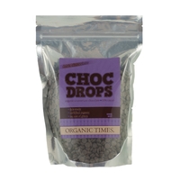 Organic Times - Courveture Dark Chocolate Drops 200g Per Packet