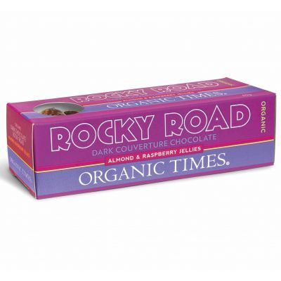Organic Times - Dark Choc Rocky Road 60g Per Bar
