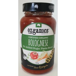 Ozganics - Bologense Pasta Sauce 500g Per Jar