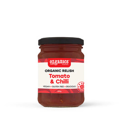Ozganics - Organic Tomato & Chilli Relish 250g