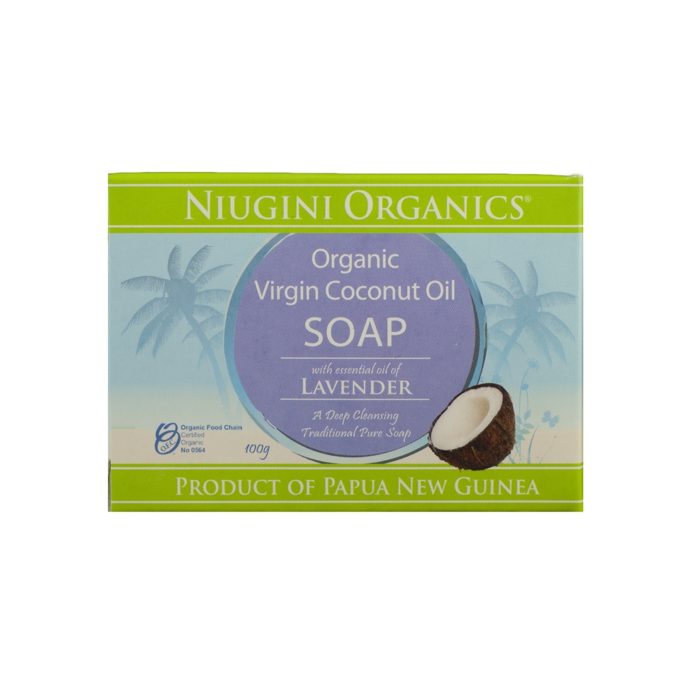 Niugini Organics - Coconut Lavender Soap Per Bar