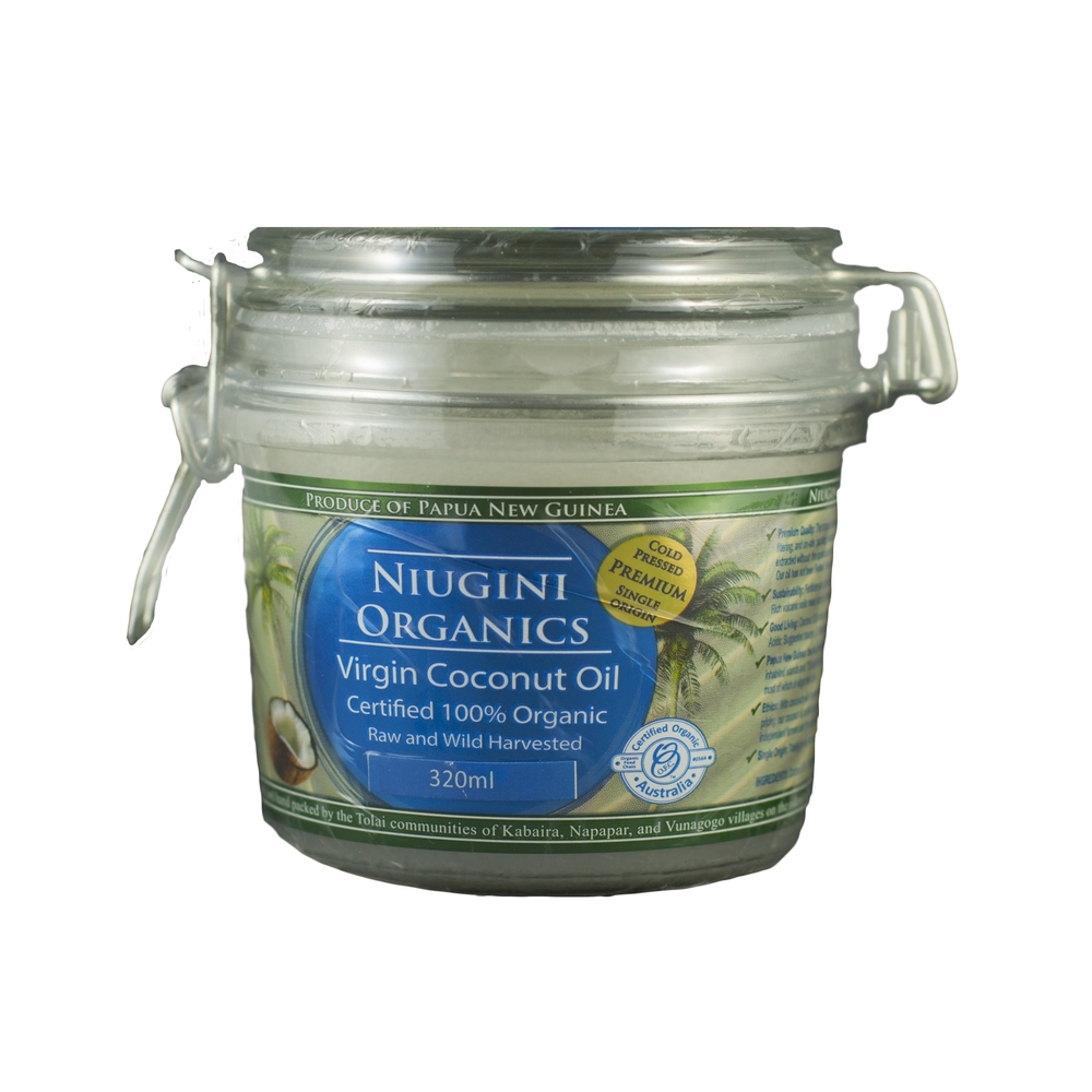Niugini Organics - Virgin Coconut Oil (Kilner Jar) 320ml Per Jar