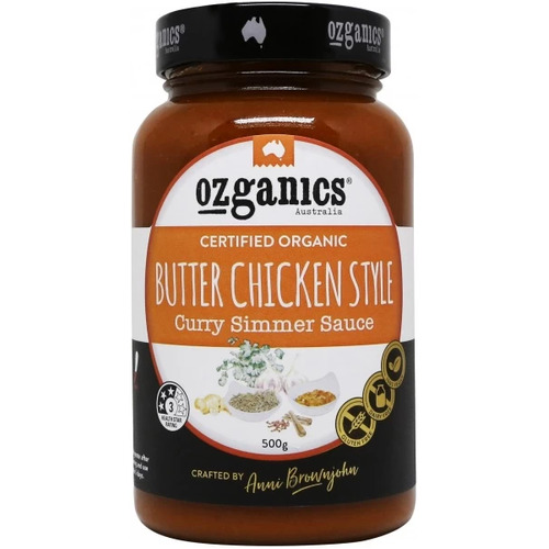Ozganics - Butter Chicken Sauce 500g Per Jar