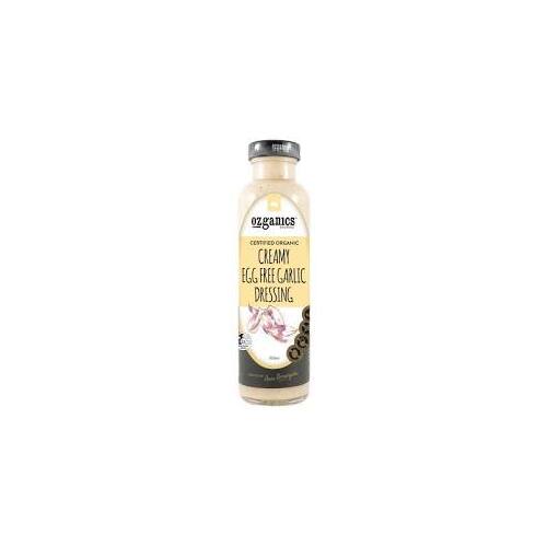 Ozganics - Creamy Garlic Dressing 350ml Per Bottle