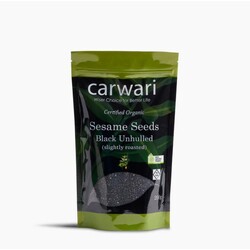Carwari - Organic Whole Black Sesame Seeds 200g Per Packet