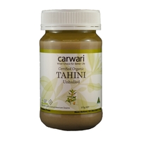 Carwari - Organic Unhulled White Tahini Paste 375g Per Jar