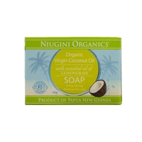 Niugini Organics - Coconut Lemongrass Soap Per Bar