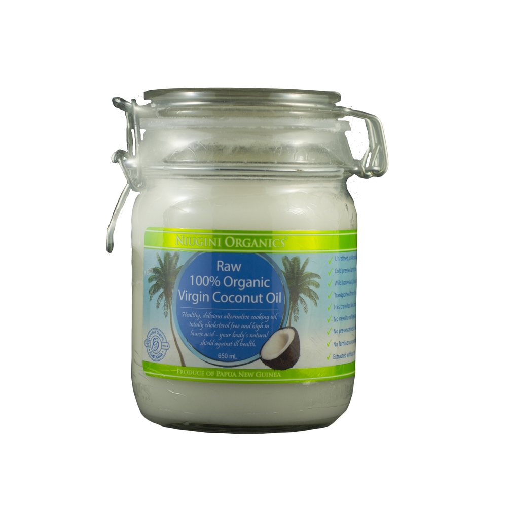 Niugini Organics - Virgin Coconut Oil (Kilner Jar) 650ml Per Jar
