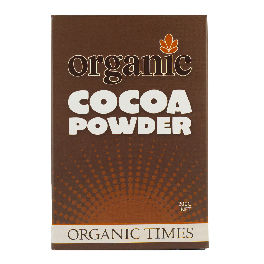 Organic Times - Cocoa Powder 200g Per Packet